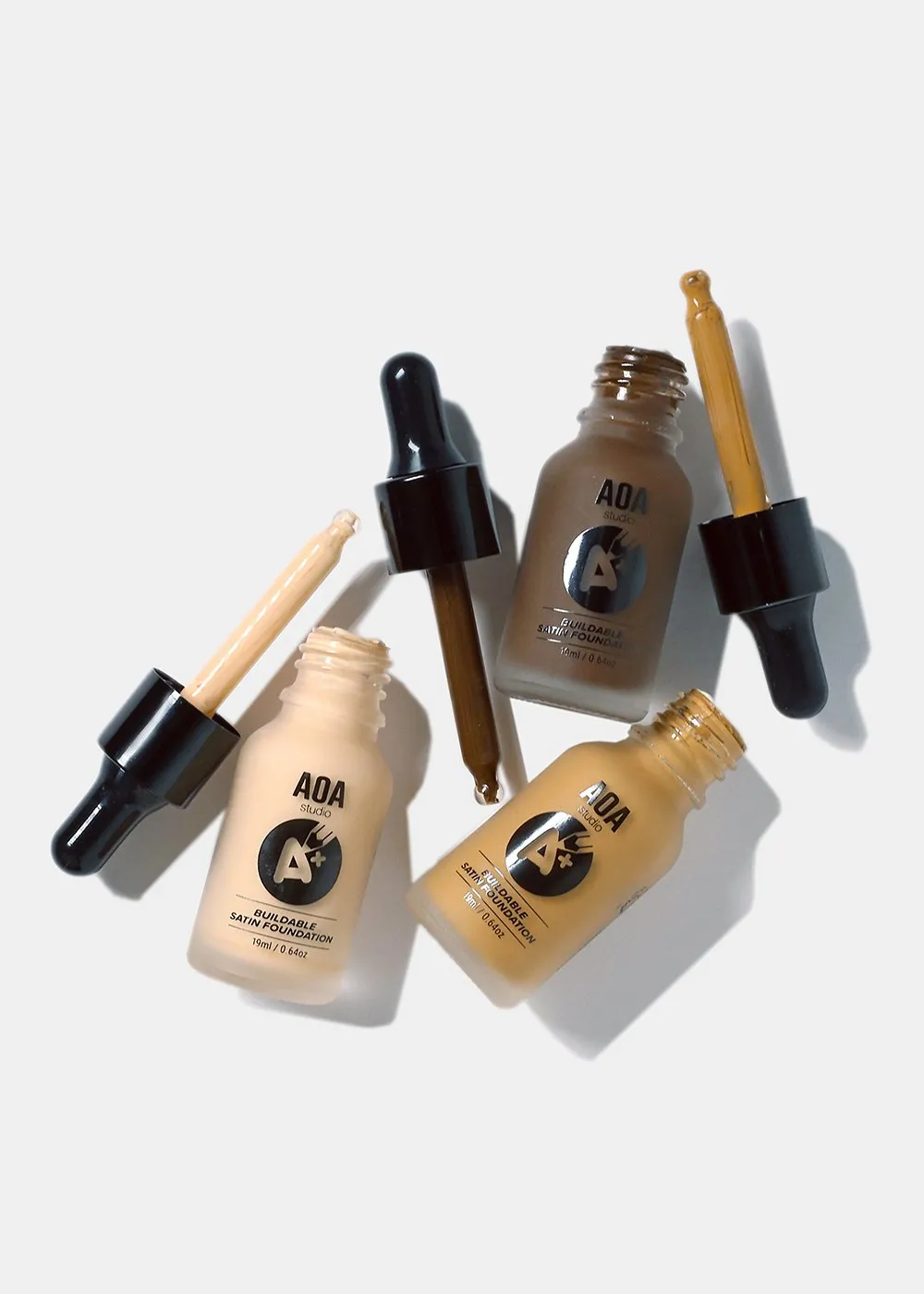 A : AOA Drop Liquid Foundation - Light Tones