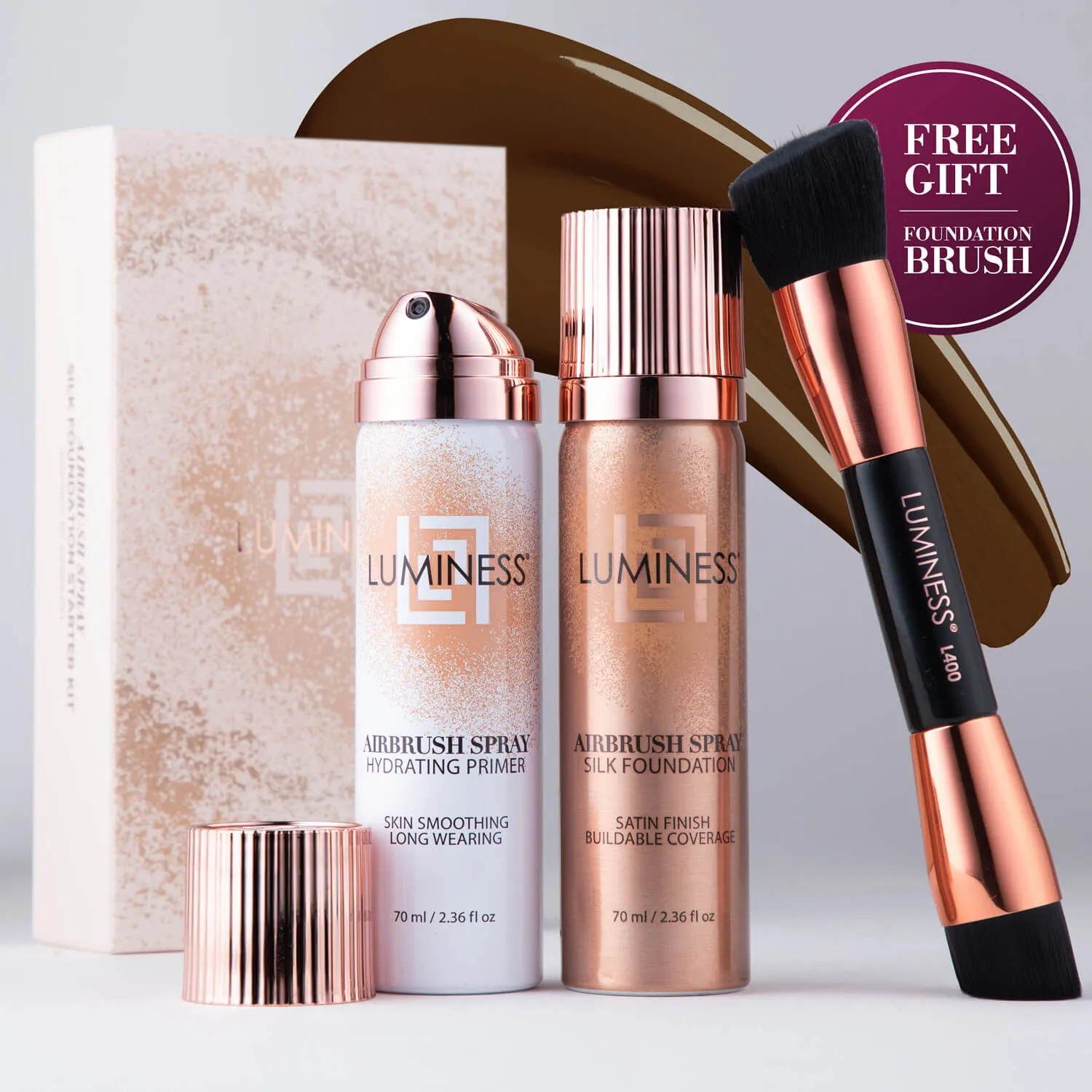 Airbrush Spray Silk Foundation Starter Kit