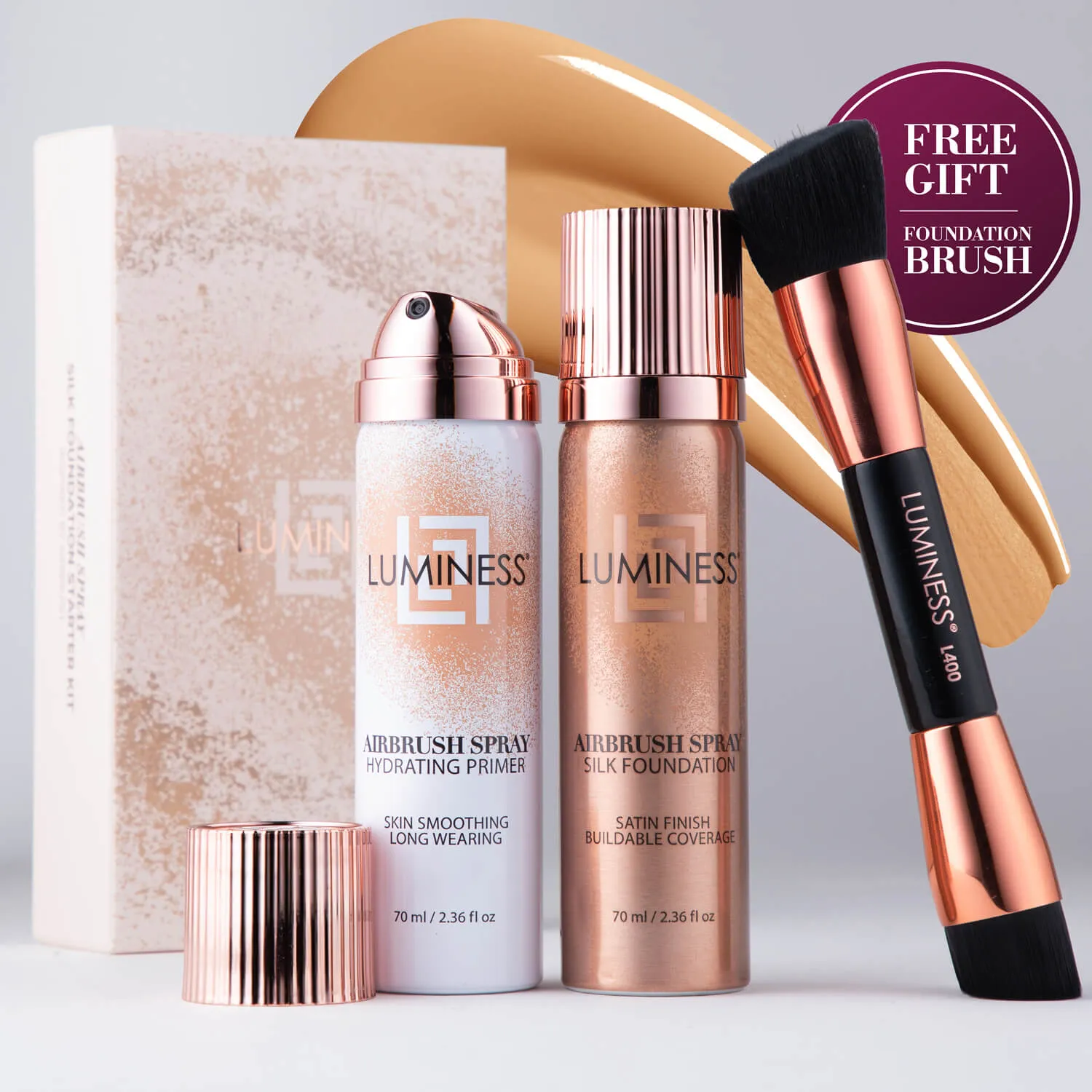 Airbrush Spray Silk Foundation Starter Kit