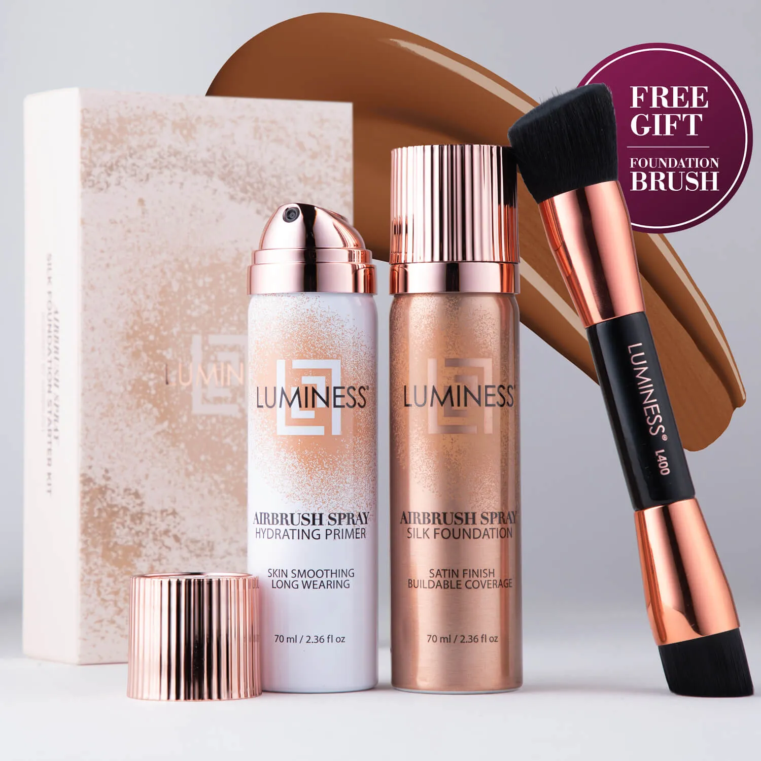 Airbrush Spray Silk Foundation Starter Kit