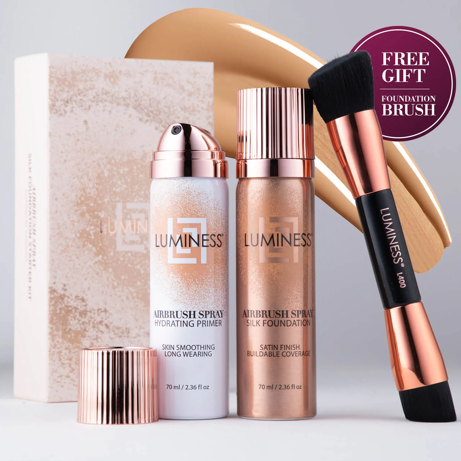 Airbrush Spray Silk Foundation Starter Kit