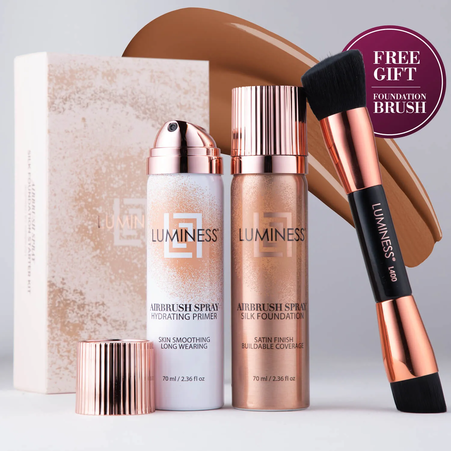 Airbrush Spray Silk Foundation Starter Kit