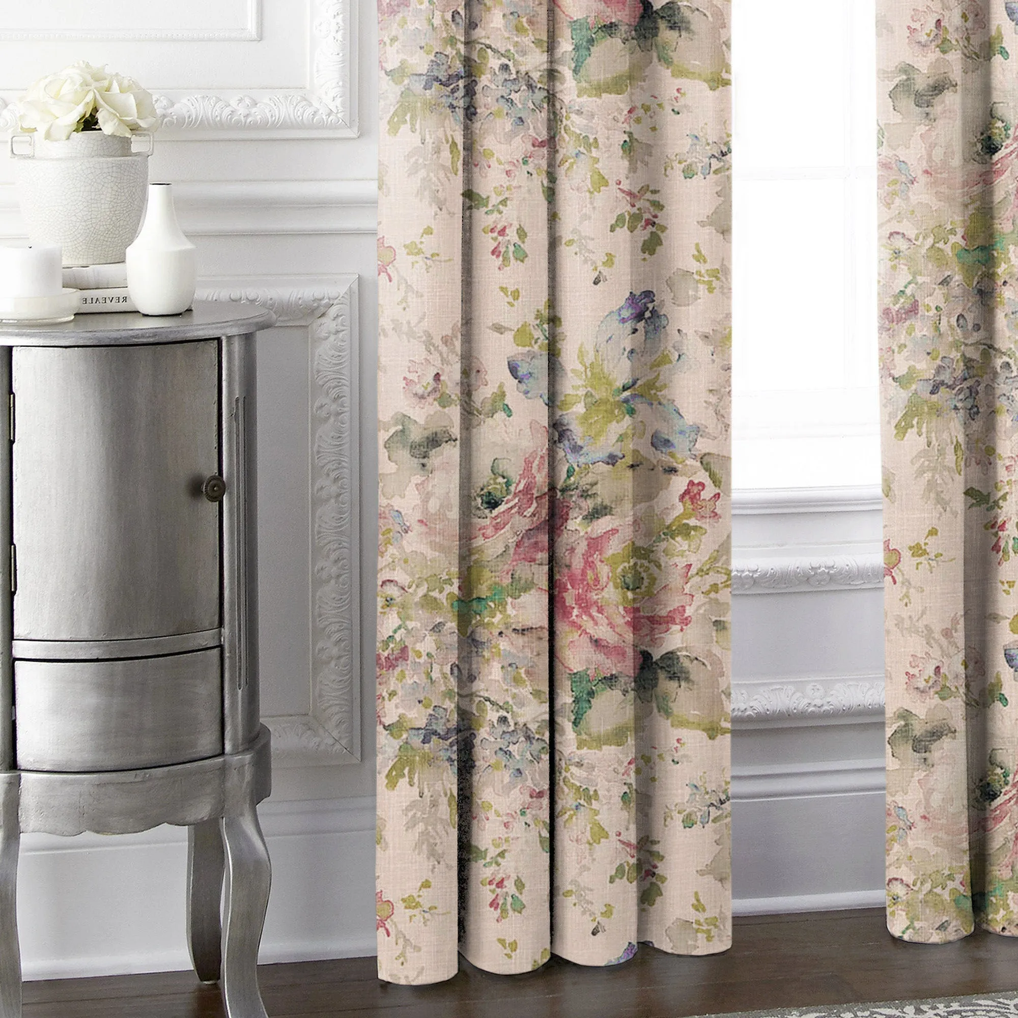 Athena Linen Blush Drapery