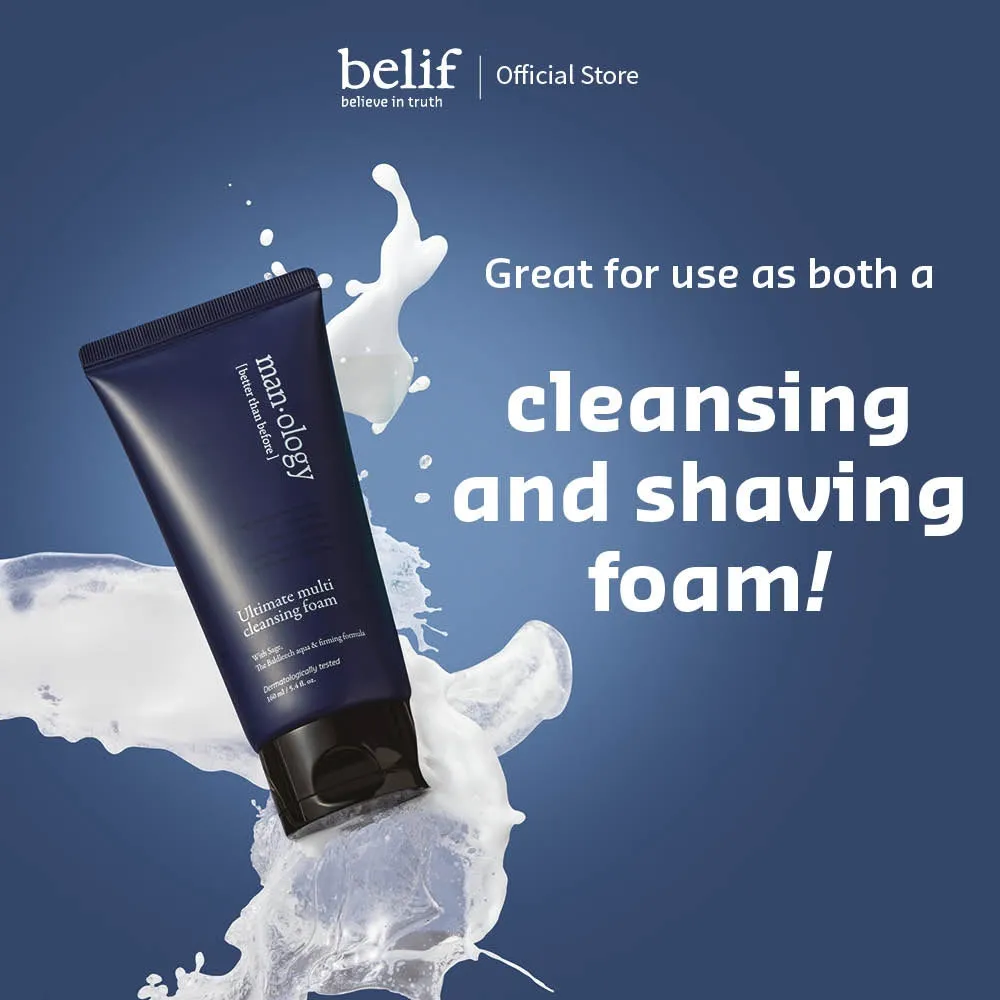 belif Manology ultimate multi cleansing foam