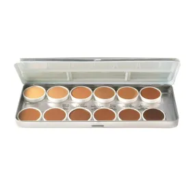 Ben Nye Olive-Brown Matte HD Foundation Palette