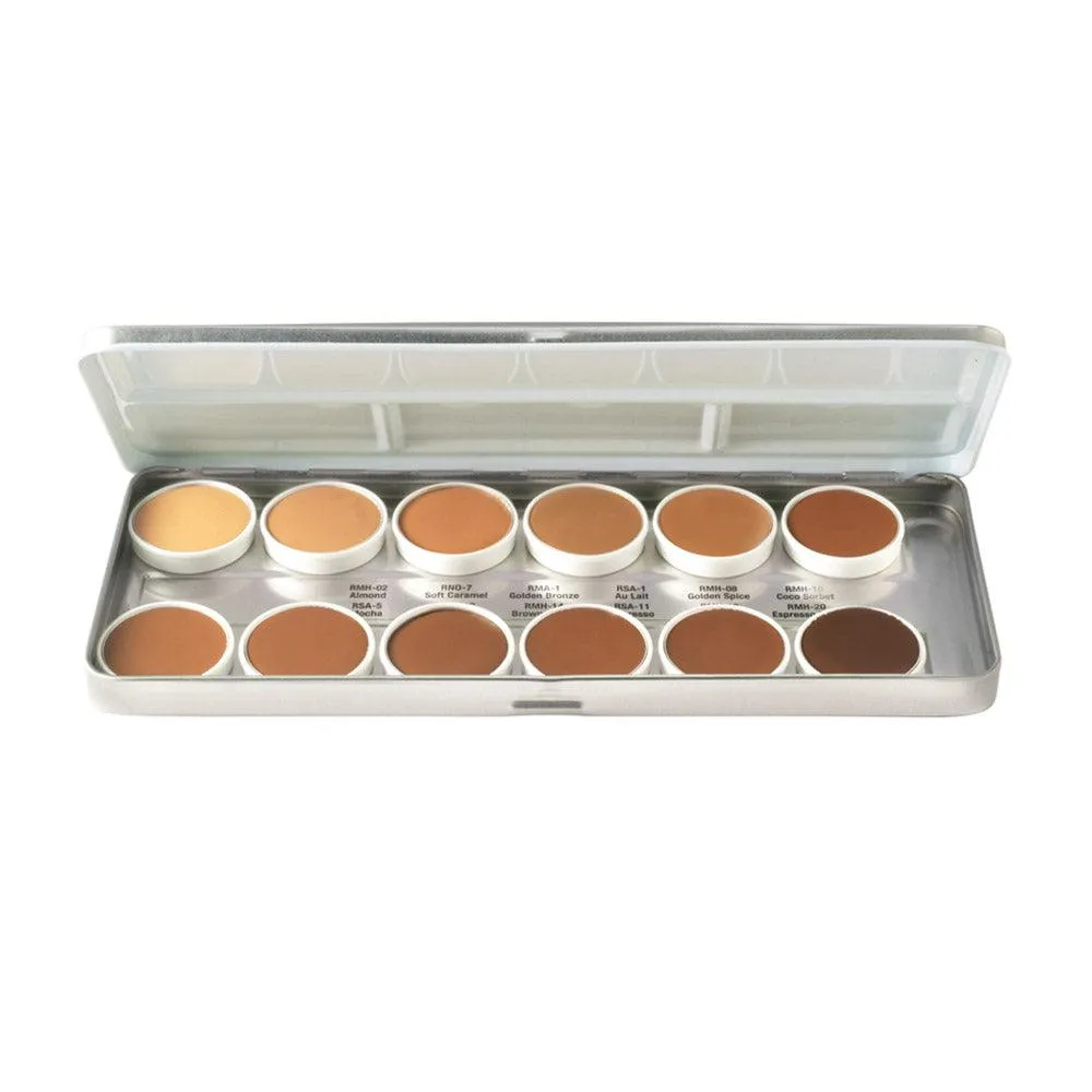 Ben Nye Olive-Brown Matte HD Foundation Palette