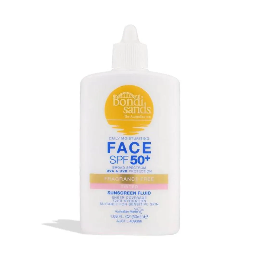 Bondi Sands SPF 50  Fragrance Free Tinted Face Fluid - 50ml