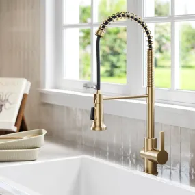 Britt Commercial-Style Pull Down Single Handle Kitchen Faucet