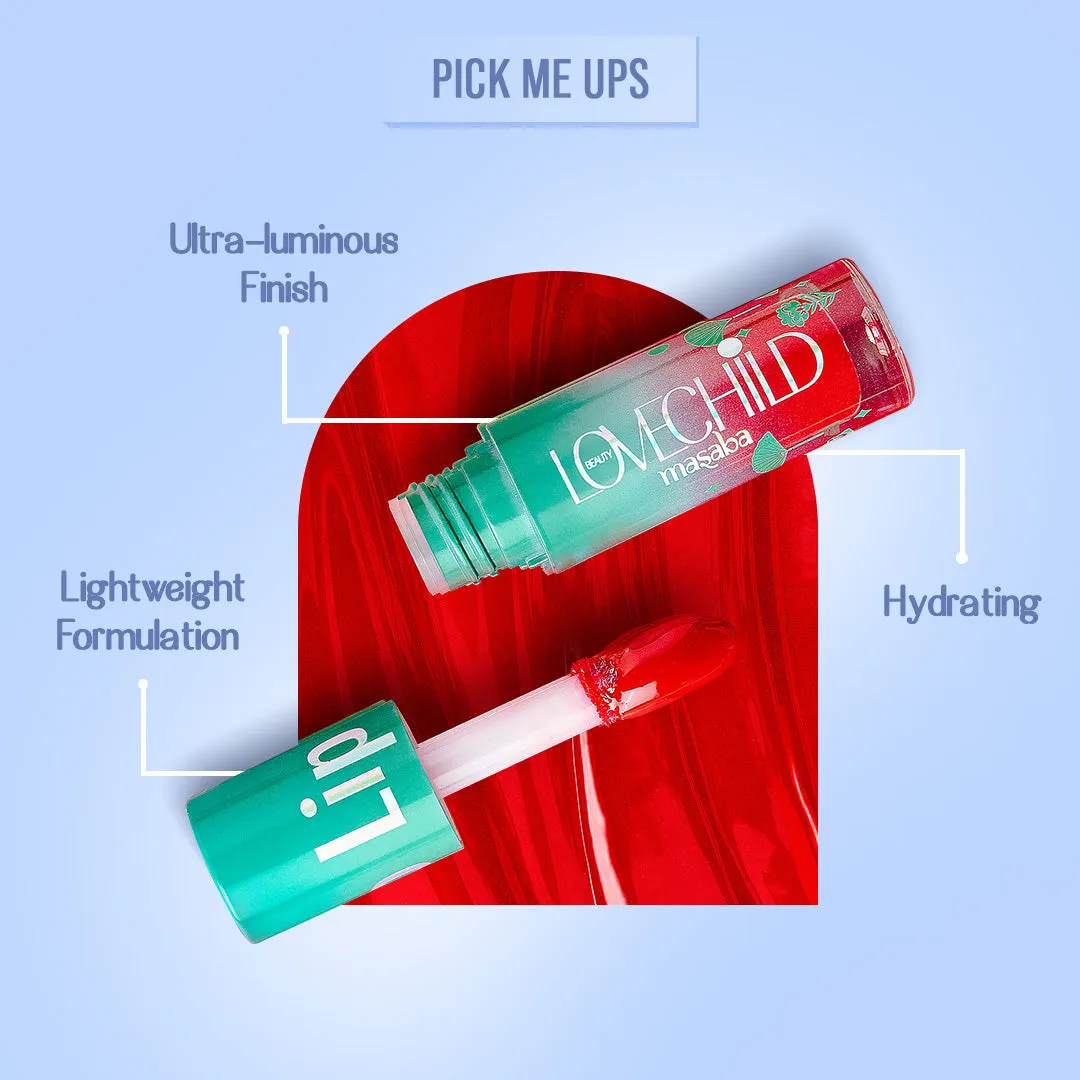 Brown Berry- Lip Gelato Tinted Lip Oil  (Brown) Ultra-luminous Finish