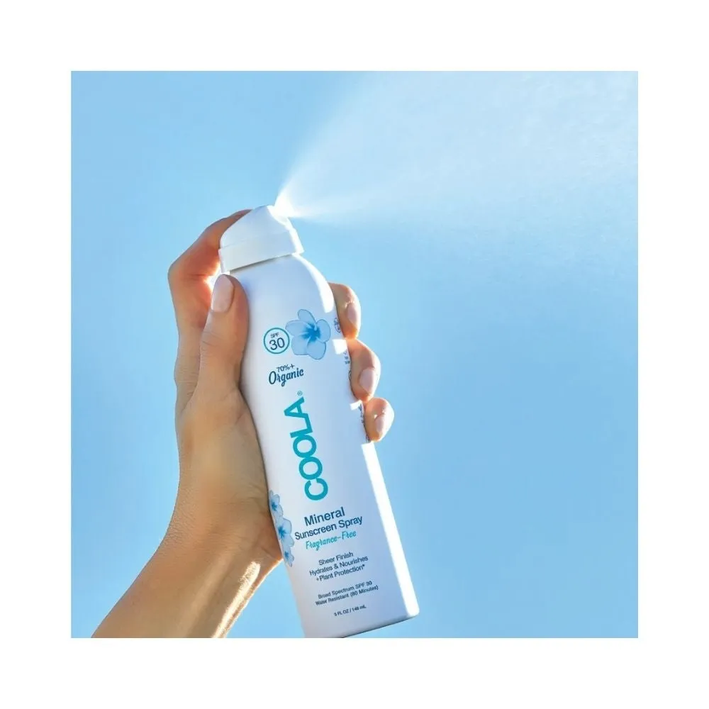 Coola Mineral Sunscreen Spray SPF 30 Fragrance Free 5oz