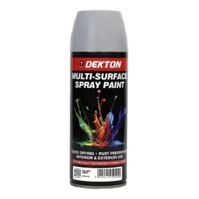 DEKTON 400ml Spray Paint Silver Grey