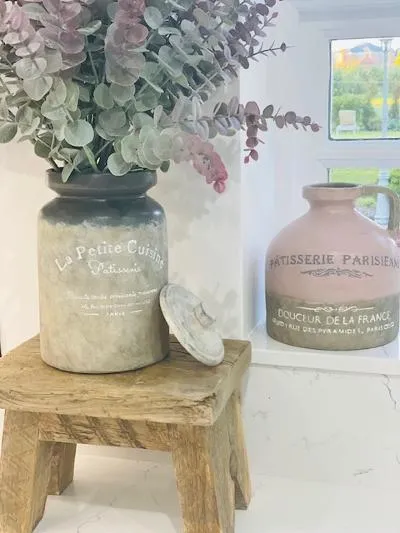 Eucalyptus spray blush pink