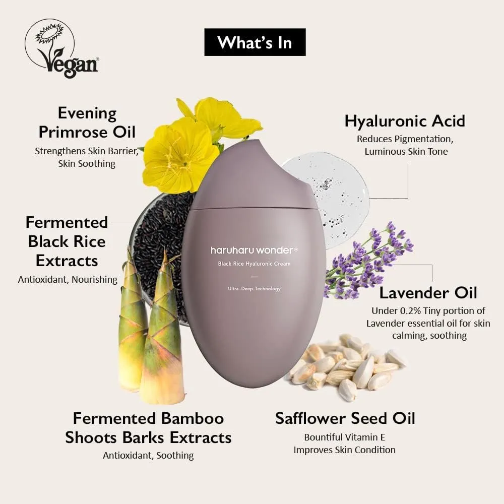 HARU HARU WONDER Black Rice 10 Hyaluronic Cream