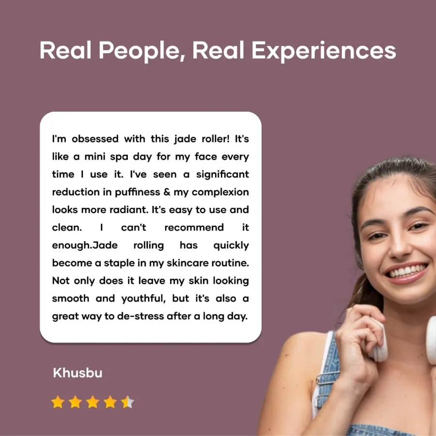 Jade Roller for Face | Effective Massager Tool