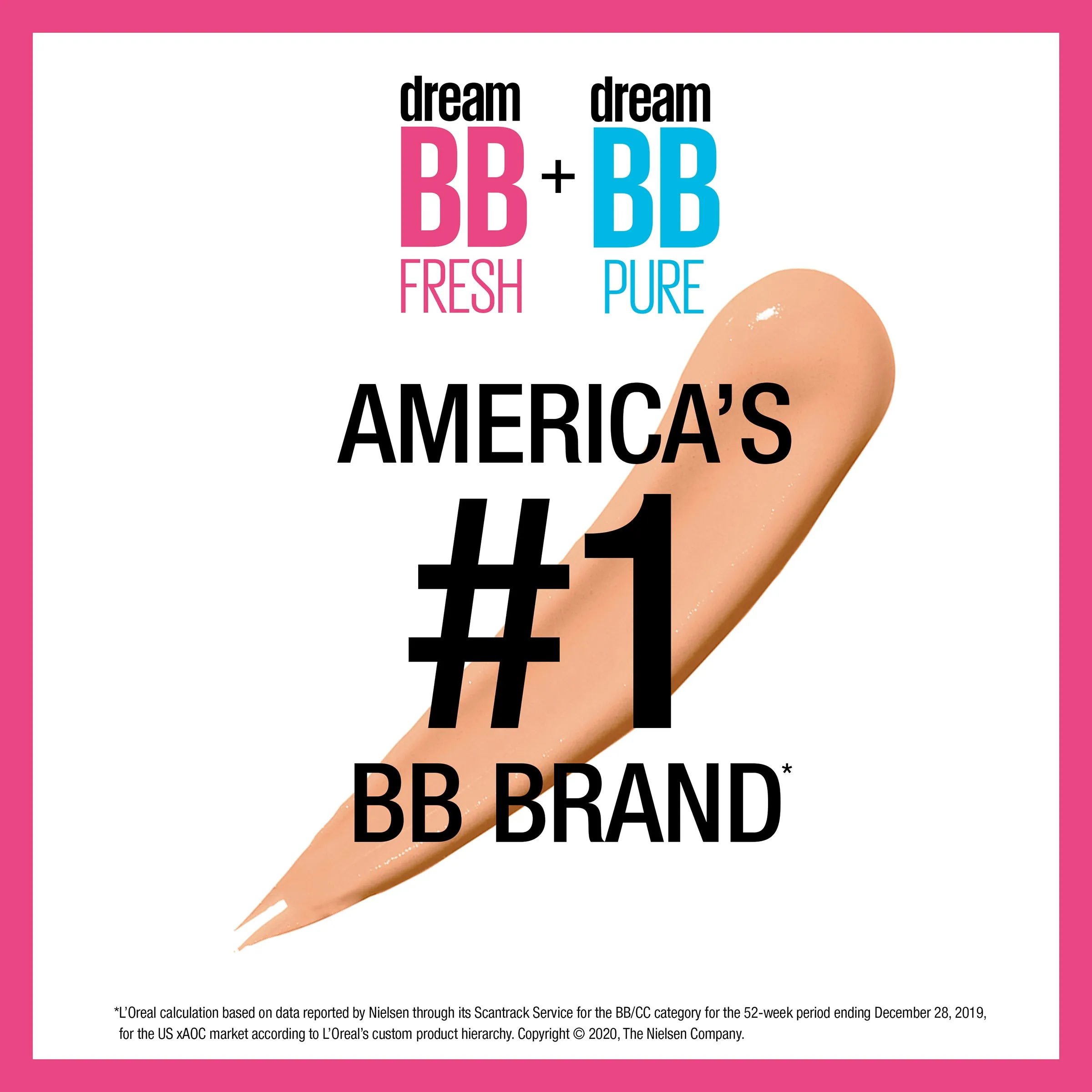Maybelline Dream Fresh BB Cream 8 in 1 Skin Perfector, Medium, 1 fl oz Other 1 oz