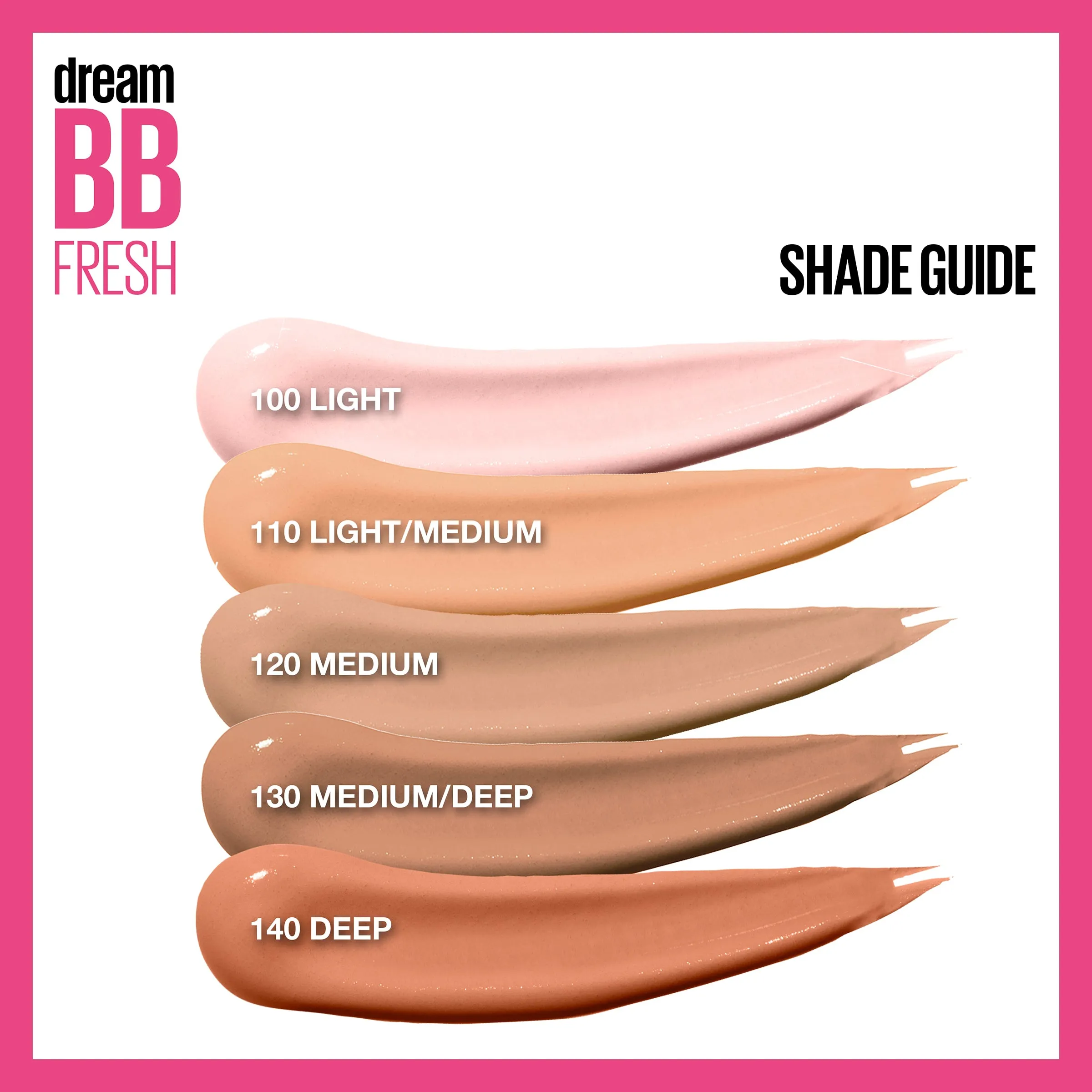 Maybelline Dream Fresh BB Cream 8 in 1 Skin Perfector, Medium, 1 fl oz Other 1 oz