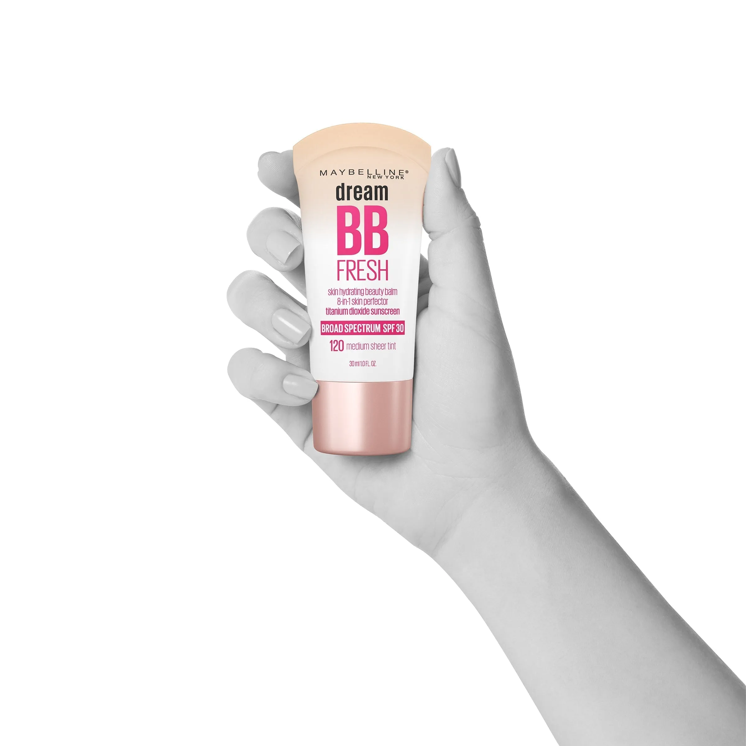 Maybelline Dream Fresh BB Cream 8 in 1 Skin Perfector, Medium, 1 fl oz Other 1 oz