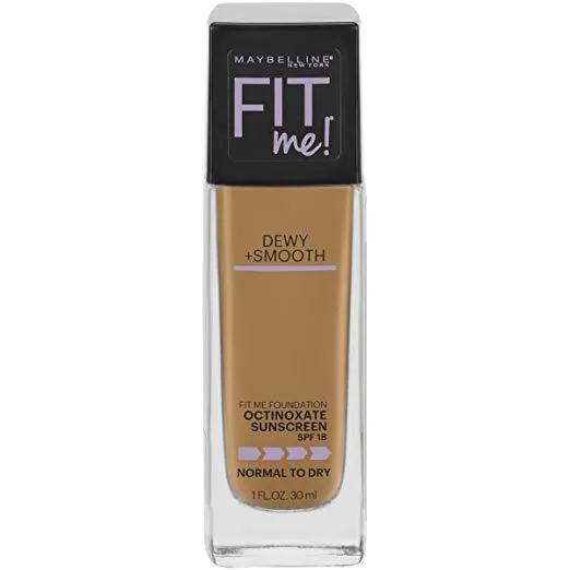 MAYBELLINE - Fit Me Dewy   Smooth Foundation Warm Honey - 1 fl oz (30 ml)