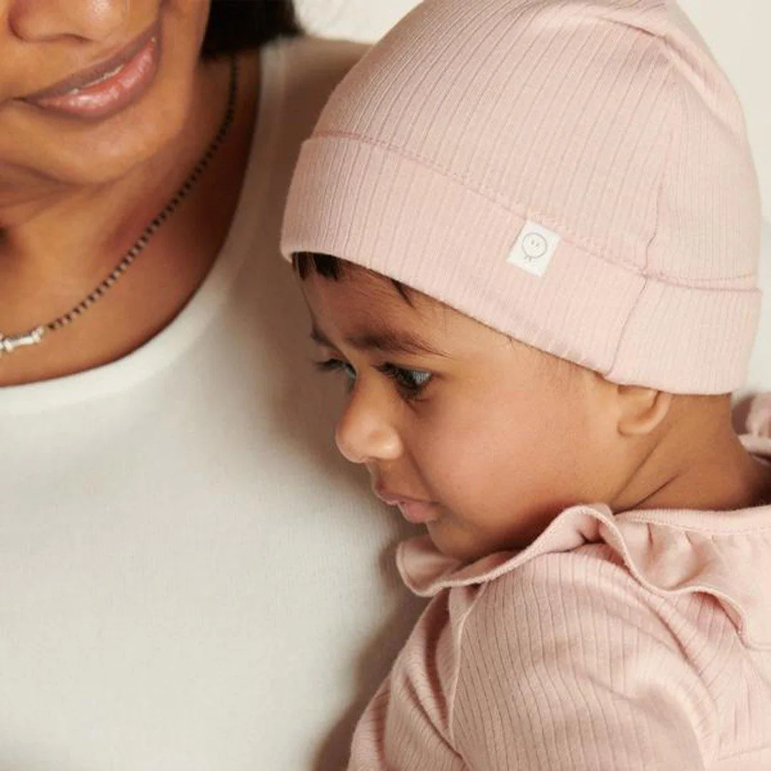 MORI Ribbed Hat - Blush