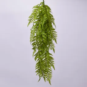 Real Touch Green Hanging Fern Vine Faux Everyday Greenery Bush Spray - 36"