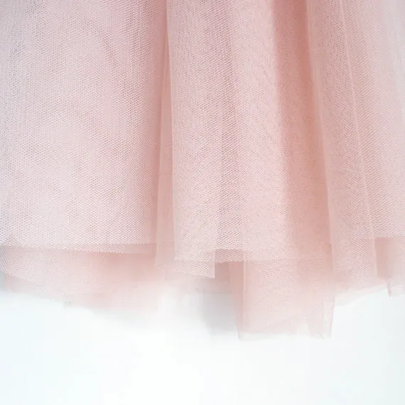 Soft Tulle Fabric 150cm Wide - Blush