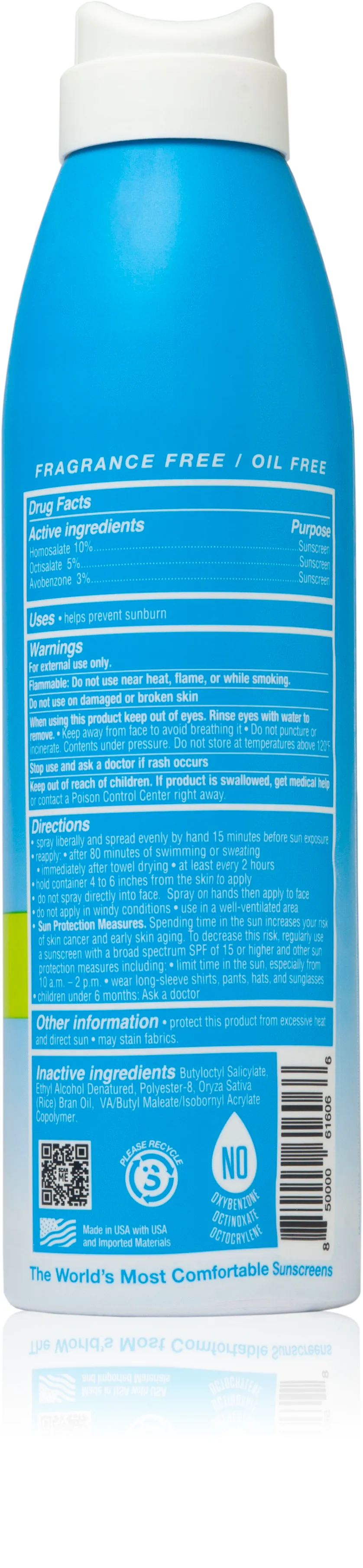 SPF50 Dry Touch Continuous Spray 6oz.
