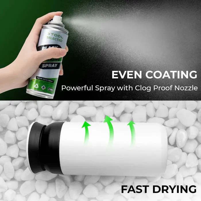 xTool Black Laser Marking Spray - 8.5oz